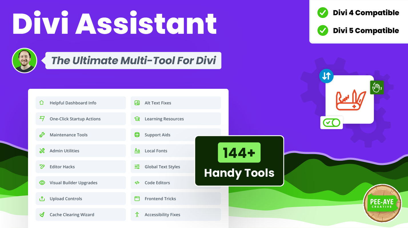 Divi Assistant, the Divi power-user toolkit